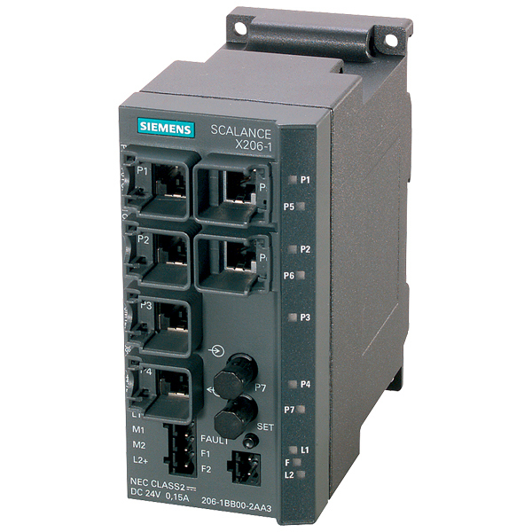6GK5206-1BB10-2AA3 New Siemens SCALANCE X206-1 Managed IE Switch
